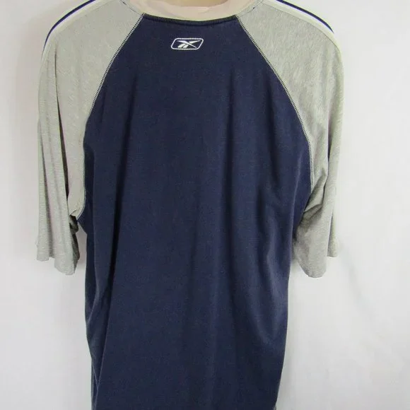 Men's | Official NFL | Reebok | Dallas Cowboys | T-Shirt | Blue & Grey - Picture 2 of 3